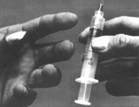 Meth Used With Syringe